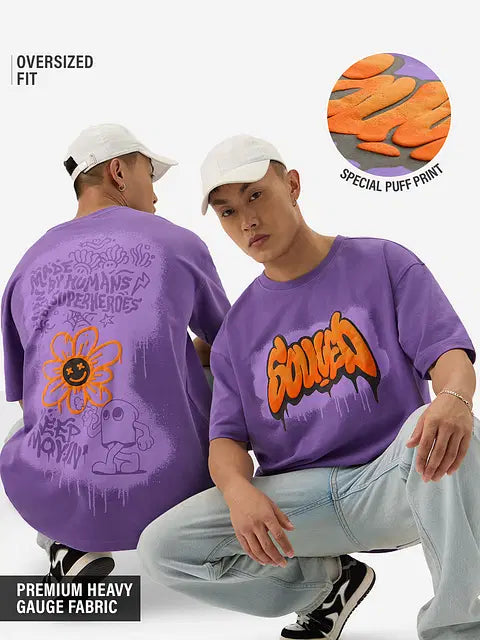 Purple Oversized T-Shirts