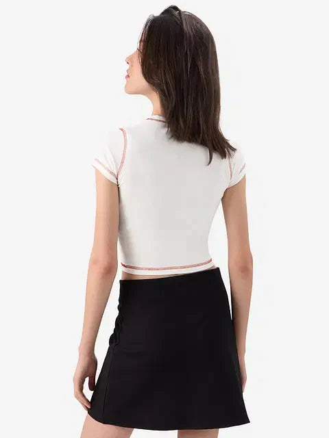 A Little Dramatic Women Cropped Tops