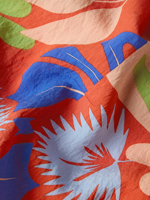 Leafy Charm Women Boyfriend Shirts