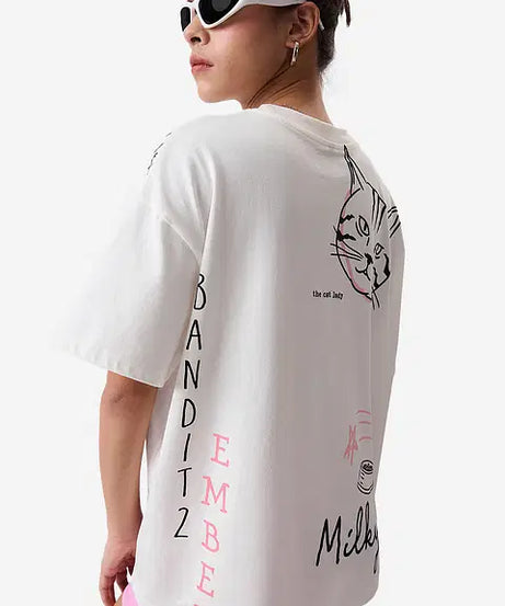 Angela's Cats Women Oversized T-Shirts