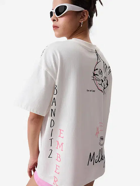 Angela's Cats Women Oversized T-Shirts