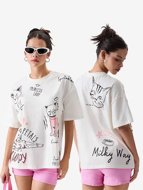 Angela's Cats Women Oversized T-Shirts