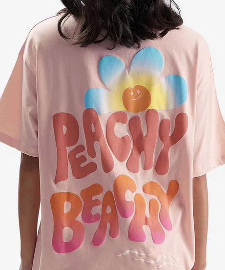 Beach Vibes Women Oversized T-Shirts