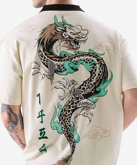 Furious Dragon Oversized Polos