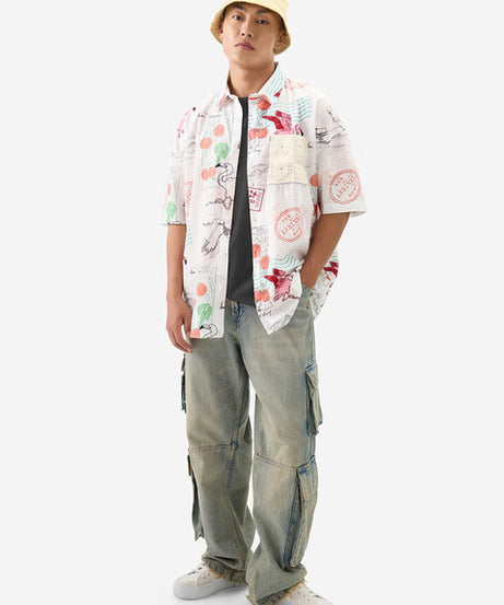 Travel Away Oversized Shirts