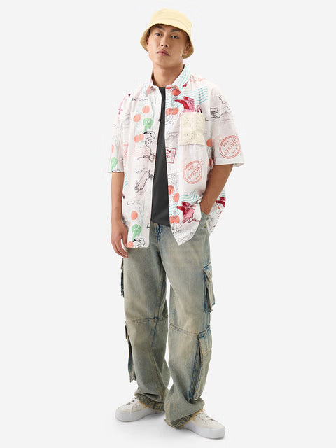 Travel Away Oversized Shirts