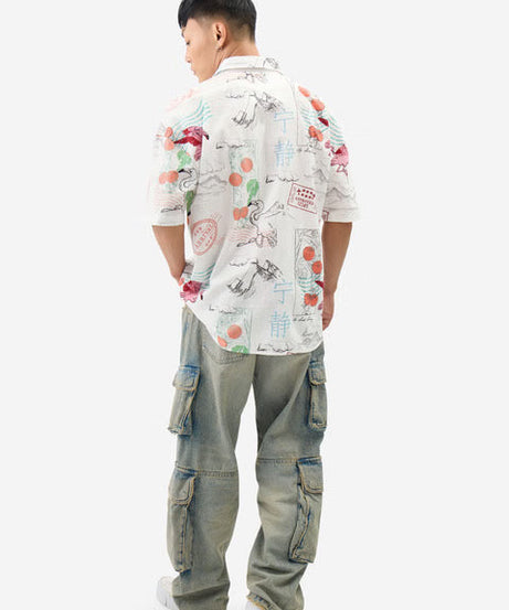 Travel Away Oversized Shirts