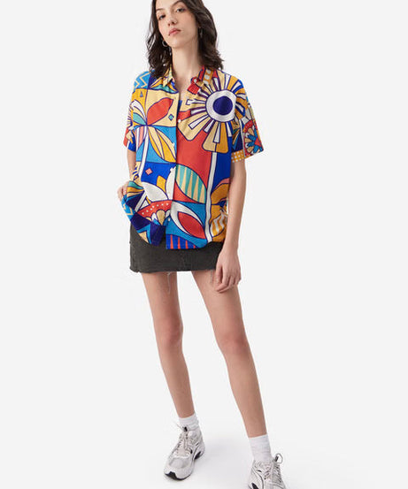 Kaleidoscope Women Boyfriend Shirts