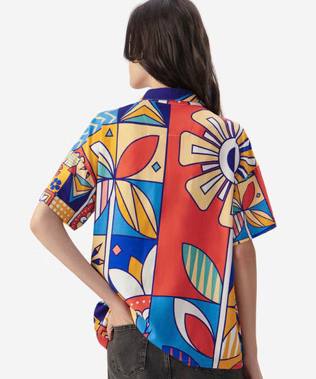 Kaleidoscope Women Boyfriend Shirts