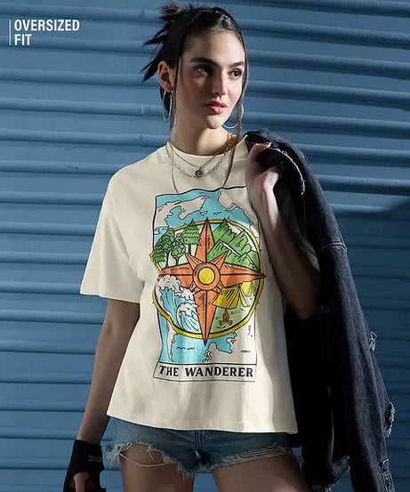 The Wanderer Women Oversized T-Shirts