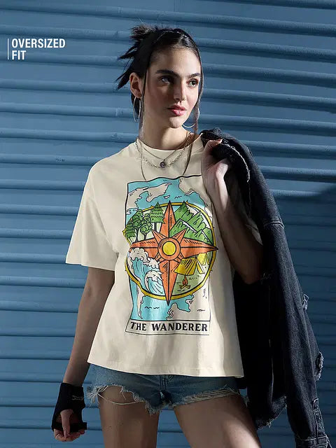 The Wanderer Women Oversized T-Shirts