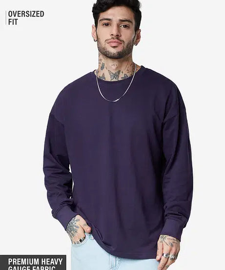 Forest Berry Oversized Full Sleeve T-Shirts