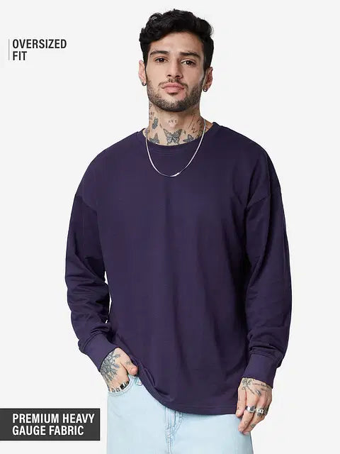 Forest Berry Oversized Full Sleeve T-Shirts