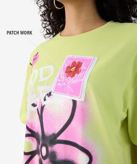 Good Vibes Women Oversized T-Shirts