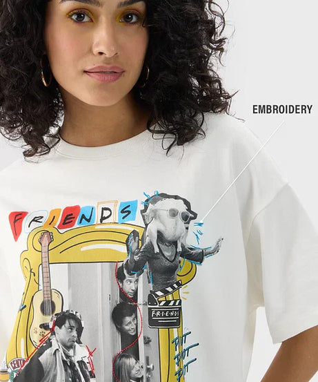 FRIENDS The Frame Women Oversized T-Shirts