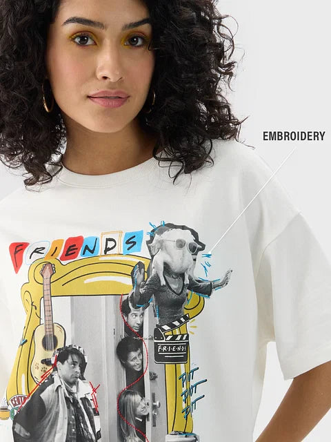 FRIENDS The Frame Women Oversized T-Shirts