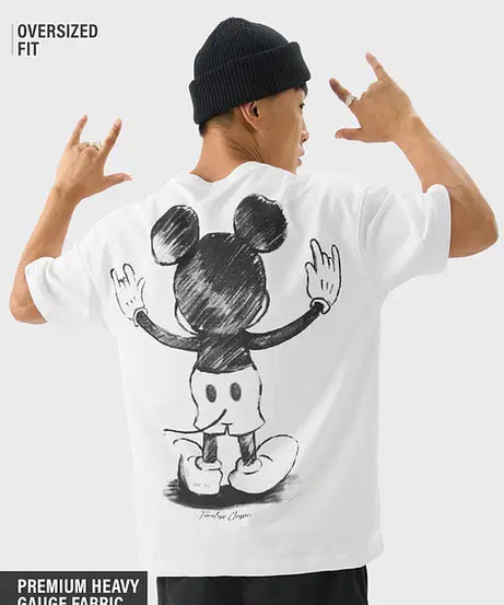 Mickey Mouse: Yo Oversized T-Shirts