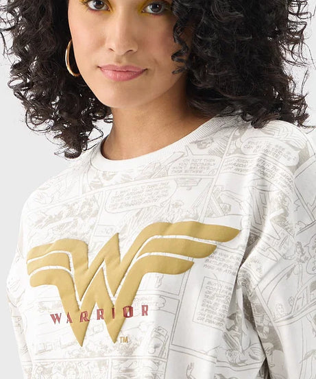 Wonder Woman Warrior Oversized T-Shirts