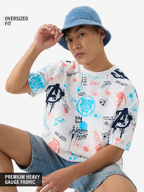 Marvel Creative Chaos Oversized T-Shirts