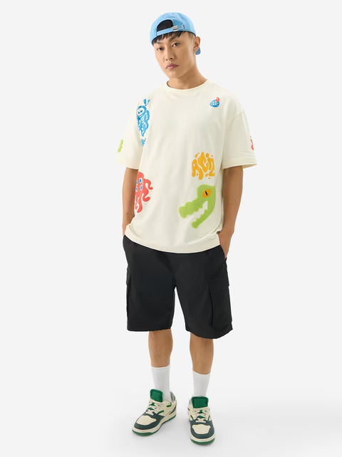TSS Originals Acid Drip Oversized T-Shirts