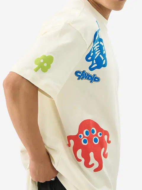 Acid Drip Oversized T-Shirts