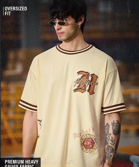 Stranger Things Hellfire Club Oversized T-Shirts