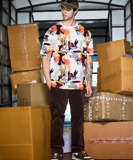 Looney Tunes Bugs Bunny Oversized T-Shirts