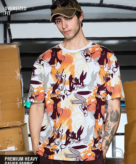 Looney Tunes Bugs Bunny Oversized T-Shirts