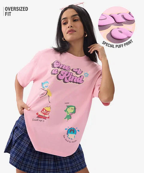 Inside Out One Of A Kind Women Oversized T-Shirts