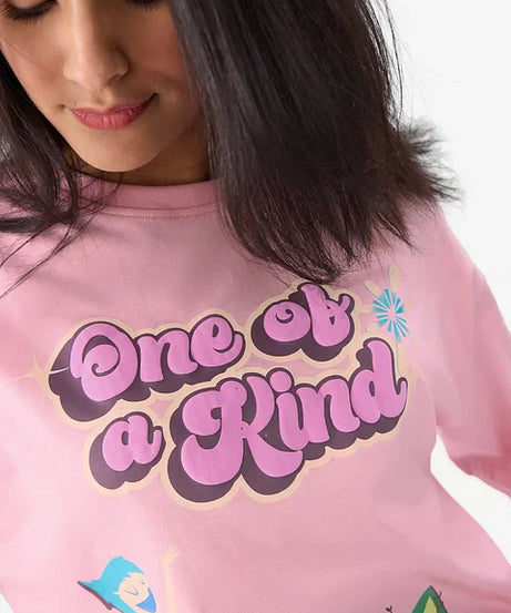 Inside Out One Of A Kind Women Oversized T-Shirts
