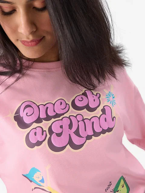 Inside Out One Of A Kind Women Oversized T-Shirts