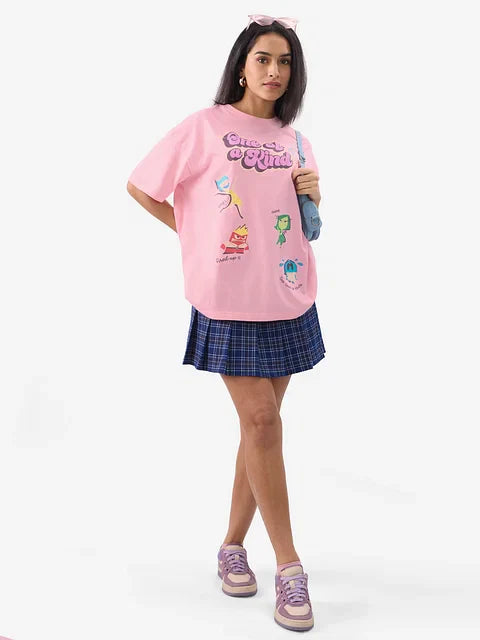 Inside Out One Of A Kind Women Oversized T-Shirts