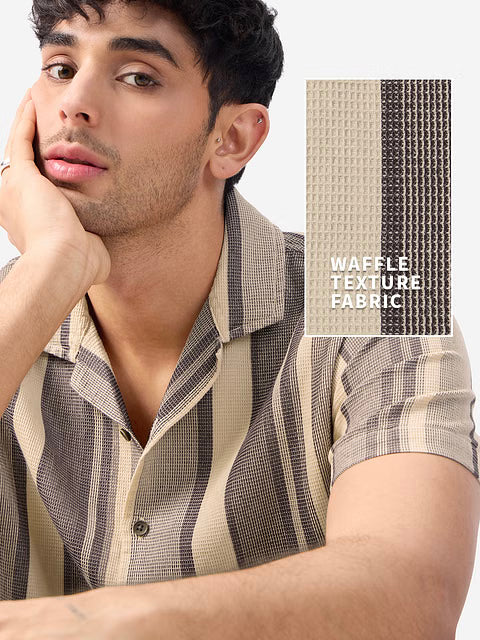 TSS Originals Macaroon Men Textured Shirts