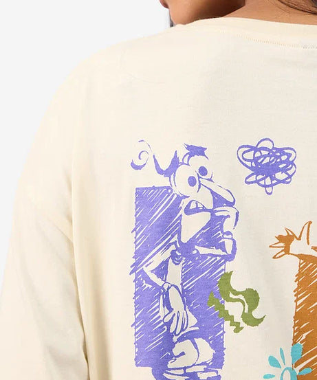 Inside Out Mixed Emotions Women Oversized T-Shirts