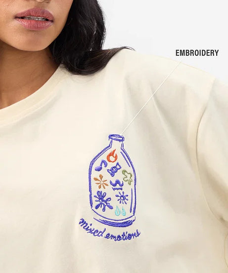 Inside Out Mixed Emotions Women Oversized T-Shirts