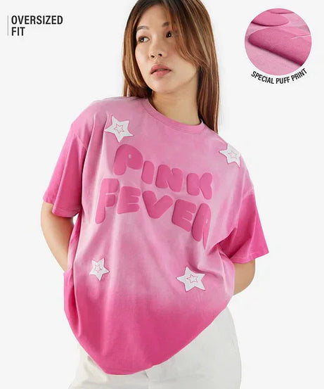 Pink Fever Women Oversized T-Shirts