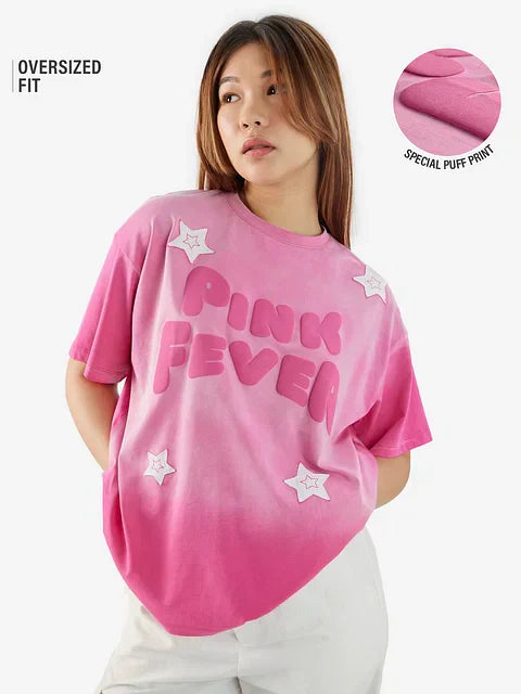 Pink Fever Women Oversized T-Shirts