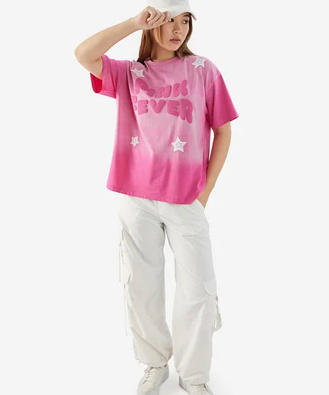 Pink Fever Women Oversized T-Shirts