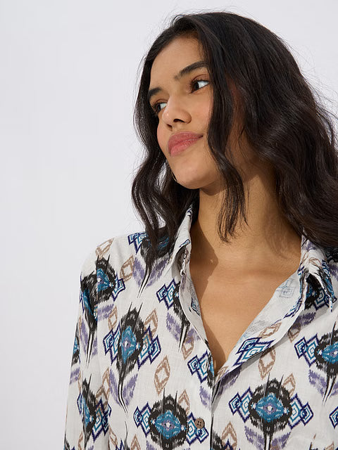 TSS Originals Ikat Twist Women Shirts