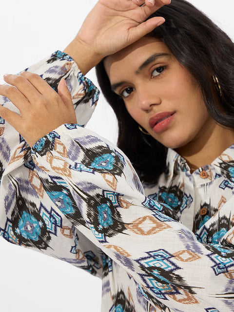 TSS Originals Ikat Twist Women Shirts