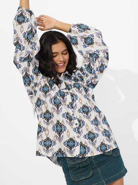 TSS Originals Ikat Twist Women Shirts