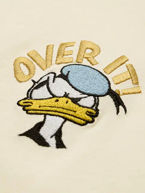Donald Duck Quack Off Women Oversized T-Shirts