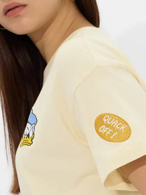 Quack Off Women Oversized T-Shirts