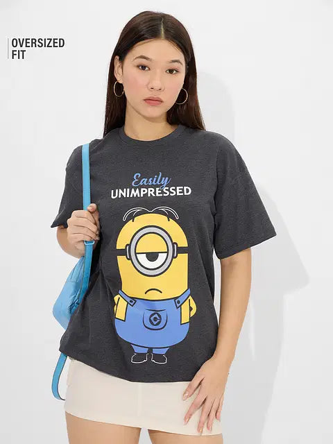 Easily Unimpressed Women Oversized T-Shirts
