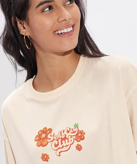Self-Care Club Women Oversized T-Shirts