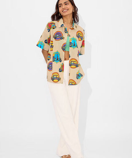 Desi Paintwork Women Holiday Shirts