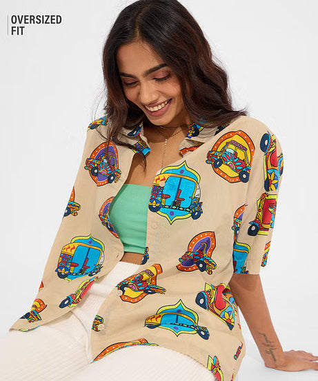Desi Paintwork Women Holiday Shirts
