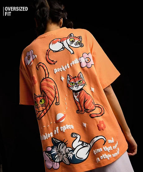 The Marvels Flerkittens Women Oversized T-Shirts