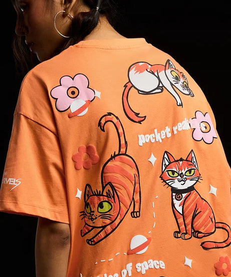 The Marvels Flerkittens Women Oversized T-Shirts