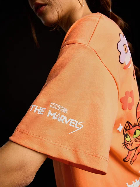 The Marvels Flerkittens Women Oversized T-Shirts